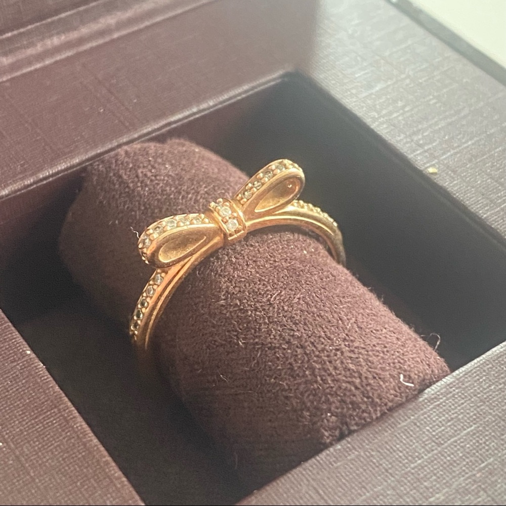 Pandora Rose Gold Bow Ring